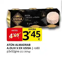 Supermercados MAS USISA Atún almadrab a.oliv.v.ex oferta