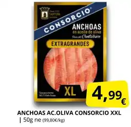 Supermercados MAS CONSORCIO Anchoas ac.oliva oferta