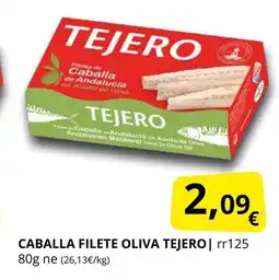 Supermercados MAS TEJERO Caballa filete oliva oferta