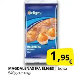Supermercados MAS IFA ELIGES Magdalenas oferta