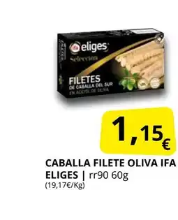 Supermercados MAS IFA ELIGES Caballa filete oliva oferta