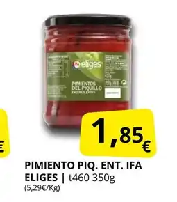 Supermercados MAS IFA ELIGES Pimiento piq ent oferta