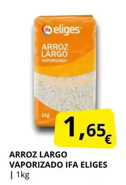 Supermercados MAS IFA ELIGES Arroz largo vaporizado oferta