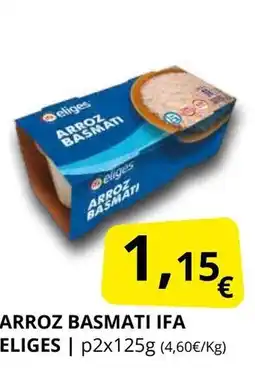 Supermercados MAS IFA ELIGES Arroz basmati oferta