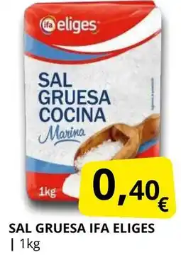 Supermercados MAS IFA ELIGES Sal gruesa oferta
