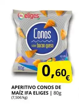 Supermercados MAS IFA ELIGES Aperitivo conos de maiz oferta