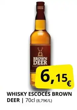 Supermercados MAS BROWN DEER Whisky escocés oferta