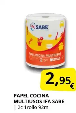 Supermercados MAS IFA SABEPapel cocina multiusos oferta