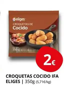 Supermercados MAS IFA ELIGES Croquetas cocido oferta