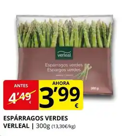 Supermercados MAS VERLEAL Espárragos verdes oferta