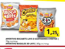 Supermercados MAS Aperitivo bocabits lays o gustosines cheetoss oferta