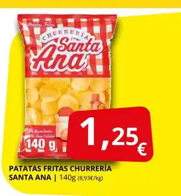 Supermercados MAS SANTA ANA PAtata fritas churrería oferta