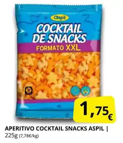 Supermercados MAS ASPIL Aperitivo cocktail snack oferta