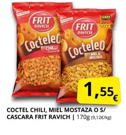 Supermercados MAS FRIT RAVICH Coctel chili, miel mostaza o s/ cascara oferta