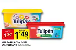 Supermercados MAS TULIPÁN Margarina con o sin sal oferta