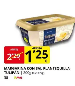 Supermercados MAS TULIPÁN Margarina con sal plantequila oferta
