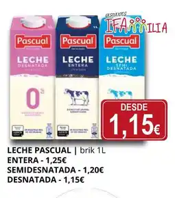 Supermercados MAS PASCUAL Leche oferta