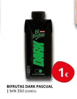 Supermercados MAS BIFRUTAS Dark pascual oferta