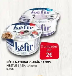 Supermercados MAS KÉFIR Natural o arándanos nestle oferta