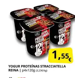 Supermercados MAS REINA Yogur proteinas stracciatella oferta
