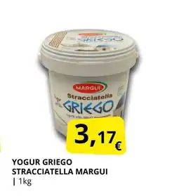 Supermercados MAS MARGUI Yogur griego stracciatella oferta