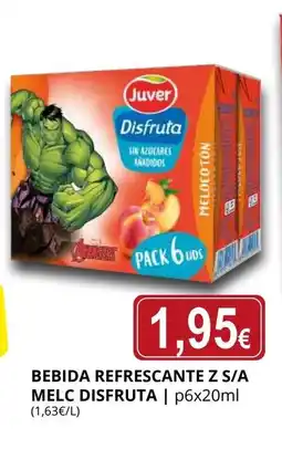 Supermercados MAS DISFRUTA Bebida refrescante z s/a melc oferta