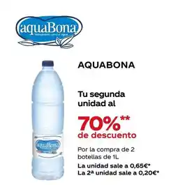 Supermercados MAS AQUABONA oferta