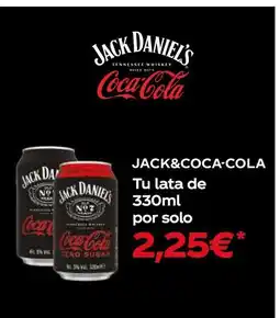 Supermercados MAS JACK&COCA-COLA oferta