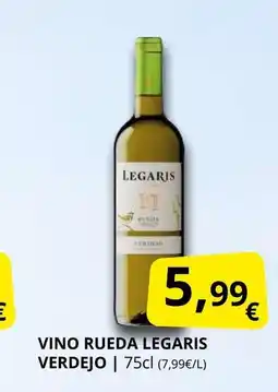 Supermercados MAS Vino rueda legaris verdejo oferta