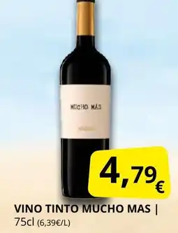 Supermercados MAS MUCHO MAS Vino tinto oferta