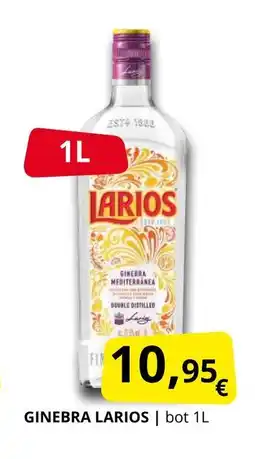Supermercados MAS LARIOS Ginebra oferta