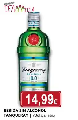 Supermercados MAS TANQUERAY Bebida sin alcohol oferta