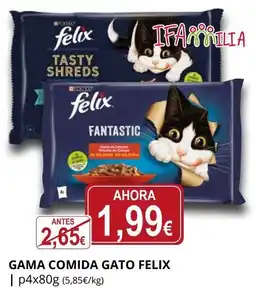 Supermercados MAS FELIX Gama comida gato oferta