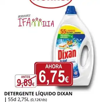 Supermercados MAS DIXAN Detergente líquido oferta