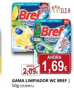 Supermercados MAS BREF Gama limpiador oferta
