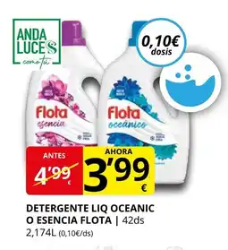 Supermercados MAS FLOTA Detergente liq oceanic o esencia oferta