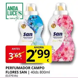 Supermercados MAS SAN Perfumador campo flores oferta