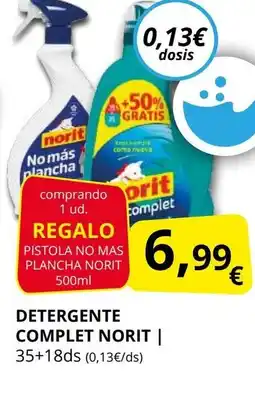 Supermercados MAS NORIT Detergente complet oferta