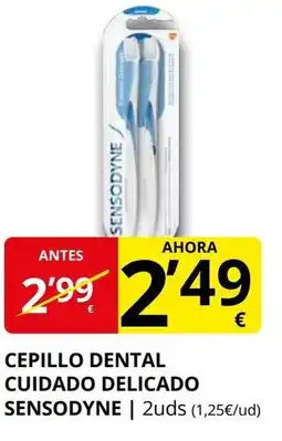 Supermercados MAS SENSODYNE Cepillo dental cuidado delicado oferta