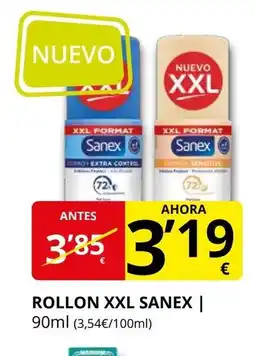 Supermercados MAS SANEX Rollon xxl oferta