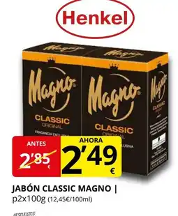 Supermercados MAS MAGNO Jabón classic oferta