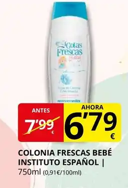 Supermercados MAS INSTITUTO ESPAÑOL Colonia frescas bebé oferta