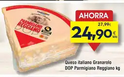 FROIZ Queso italiano Granarolo DOP Parmigiano Reggiano oferta