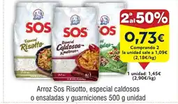 FROIZ Arroz Sos Risotto, especial caldosos o ensaladas y guarniciones oferta