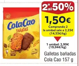 FROIZ COLA CAO Galletas bañadas oferta
