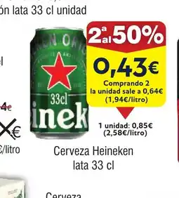 FROIZ HEINEKEN Cerveza oferta