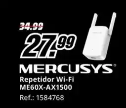 MediaMarkt MERCUSYS Repetidor Wi-Fi ME60X-AX1500 oferta