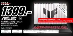 MediaMarkt ASUS Portátil gaming TUF A16 FA608UM-RV011W oferta
