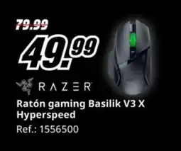 MediaMarkt RAZER Ratón gaming Basilik V3 X Hyperspeed oferta