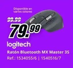 MediaMarkt LOGITECH Ratón Bluetooth MX Master 3S oferta